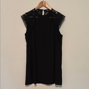 Zara Black Lace Detail Dress